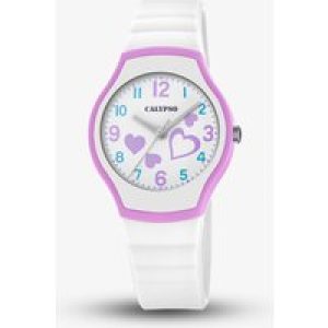 Calypso Girls White & Pink Watch K5806/1