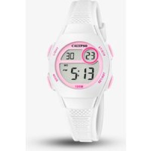 Calypso Unisex White & Pink Digital Watch K5831/1