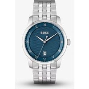 BOSS Mens Principle Blue Watch And Cardholder Set 1570178