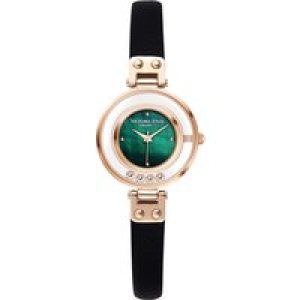 Victoria Hyde London Womens Ladies Watches Small Dial Analog Quartz Woman with Clear Crystal Elegant Gold Watch for green black – Dark Green Stainless Steel – One Size