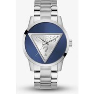 Guess Mens Badge Blue Trademark Dial Watch GW0782G3