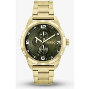 HUGO #Grip Gold Plated Chronograph Watch 1530277