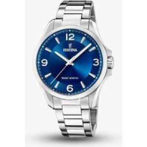 Festina Mens Solar Energy Blue Dial Watch F20656/2