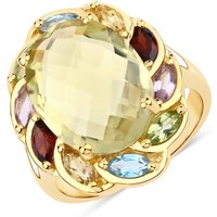 Rafaela Donata Womens Khushi Feminine Sterling Silver Ring - Gold - Dimension R - Image 2