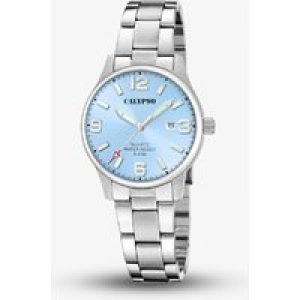 Calypso Ladies Basic Blue Stainless Steel Watch K5861/6