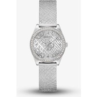Guess Ladies Boa Silver Mesh Crystal Watch GW0748L1 - Image 2