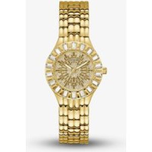Guess Ladies Firework Gold Tone Crystal Watch GW0602L2
