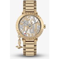 Vivienne Westwood Ladies Orb Logomania Champagne Watch VV315LWGGD - Image 2