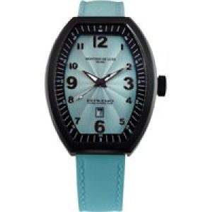 Montres de Luxe : womens estremo lady blue watch Leather – One Size