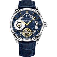 Stührling Mens Navy Blue Presidia Automatic 42mm Skeleton - Silver - One Size - Image 2