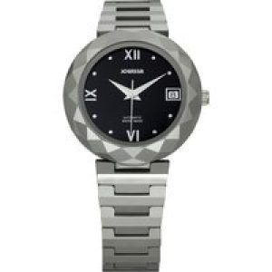 Jowissa : Womens Soletta Black Watch – Silver – One Size
