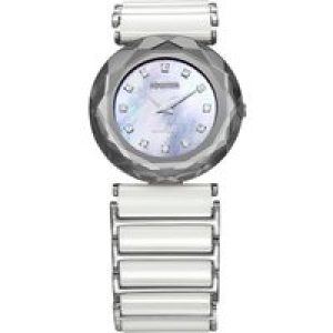 Jowissa : womens safira 99 mother of pearl watch – White – One Size