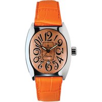 Montres de Luxe : womens bisanzio orange watch Leather - One Size - Image 2