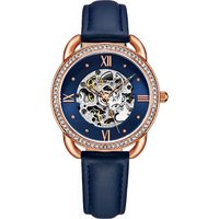 Stührling Womens Navy Blue and Rose Gold Automatic 36mm - One Size - Image 2