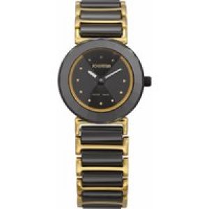 Jowissa Womens : Ceramic Classic Women’sBlack Watch – Black – One Size