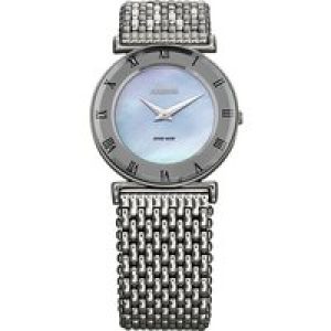 Jowissa : womens roma mol mother of pearl watch – Silver – One Size