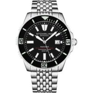 Stührling Mens Swiss Automatic Radiance 1006 43mm Watch – Silver – One Size