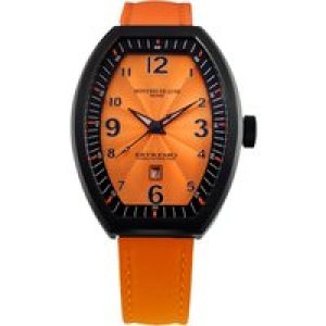 Montres de Luxe : Womens Estremo Lady Orange Watch Leather – One Size