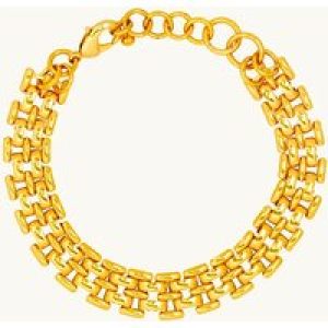Apatchy London Womens Gold Mesh Bracelet Gold Plated – One Size