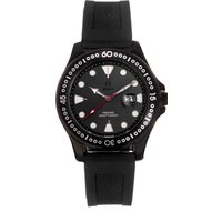 Shield Mens Freedive Strap Watch w/Date - Black Stainless Steel - One Size - Image 2