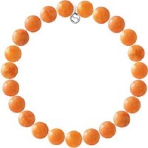 Rodney & Rolf Womens Bracelet Silver Sterling 925 Hervey Bay – Orange – Size Large