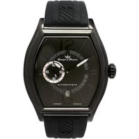 Yonger Mens Black Dial Watch Rubber - One Size - Image 2