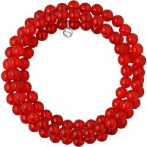 Rodney & Rolf Womens Bracelet Silver Sterling 925 Purral – Red – Size Large