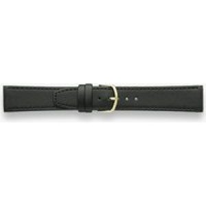 Darlena Arundel Black Leather Gold Buckle Watch Strap 0901