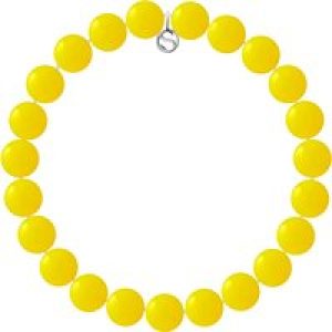 Rodney & Rolf Womens Bracelet Silver Sterling 925 Darwin – Yellow – Size 6 inches