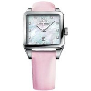 Louis Erard : Womens Emotion Mother Of Pearl Watch – Pink Satin – One Size
