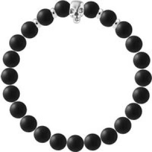 Rodney & Rolf Womens Bracelet Silver Sterling 925 Buffalo – Black – Size X-Small