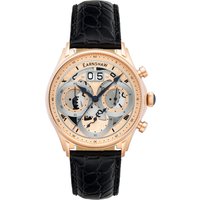 Thomas Earnshaw Mens Analogue Quartz Watch with Leather Strap - Rose Gold - One Size - Image 2