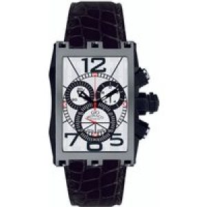 Gio Monaco : Mens Mac V Silver Watch – Black – One Size