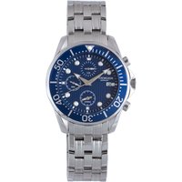 Rudiger : Mens Chemnitz Blue Watch - Silver Stainless Steel - One Size - Image 2