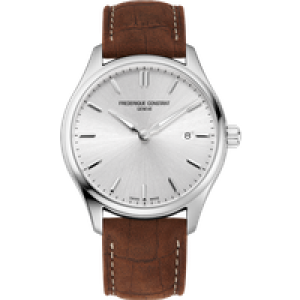 Frederique Constant Frédérique Classics Mens Brown Watch FC-220SS5B6 Leather (archived) – One Size