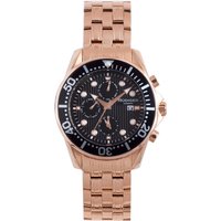 Rudiger : mens chemnitz black watch - Gold Stainless Steel - One Size - Image 2