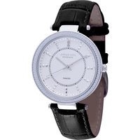 Johan Eric : ballrup WoMens silver watch.. - Black Leather - One Size - Image 2
