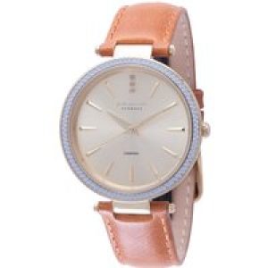 Johan Eric : fredericia WoMens gold watch.. – Tan Leather – One Size