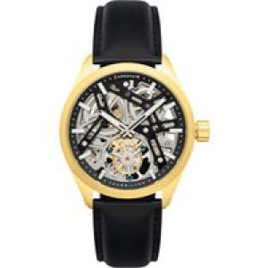 Thomas Earnshaw Edymion Mens Tourbillon Gold Watch ES-8212-03 – Black/Gold – One Size