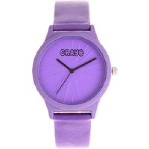 Crayo Splat Unisex Watch – Purple Stainless Steel – One Size