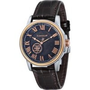 Thomas Earnshaw Beagleswiss Automatic Mens Rose Gold Watch ES-0028-08 – Silver & Brown – One Size