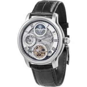Thomas Earnshaw Longitude Mens Stealth Automatic Legacy White Watch ES-8063-01 – Black & Silver – One Size