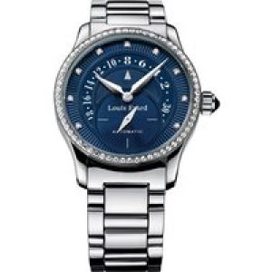 Louis Erard : Womens Emotion Blue Watch – Silver Stainless Steel – One Size
