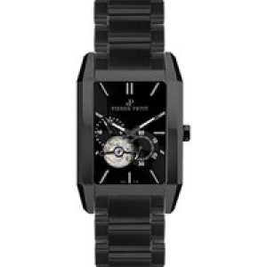 Pierre Petit : Mens Serie Paris Black Watch Stainless Steel – One Size
