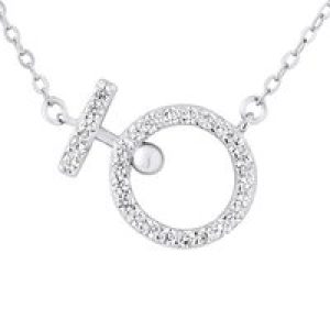 Lova – Lola Van Der Keen Womens Necklace – Like a Star Collection Silver Sterling – One Size