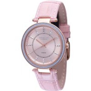 Johan Eric : ballrup WoMens gold watch.. – Orange Leather – One Size
