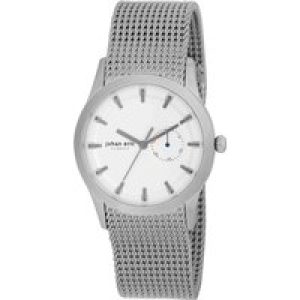 Johan Eric Mens Silver Stainless Steel Watch – One Size
