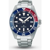 Seiko Mens Prospex Solar Divers Red & Blue Watch SNE595P1 - Image 2