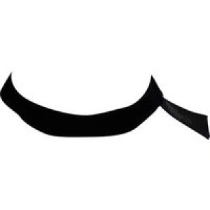 Saint Laurent Pre-owned Womens Large Ruban Choker in Black Polyamide – One Size