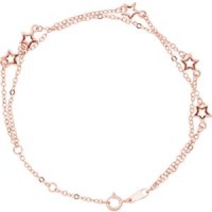 Lova – Lola Van Der Keen Womens Bracelet – Night Out Collection – Pink Sterling Silver – One Size